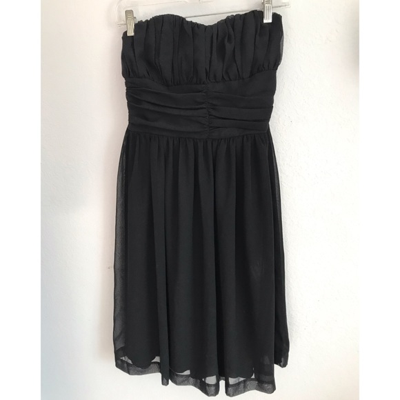 Johnny Martin 13 black strapless dress - Picture 1 of 8